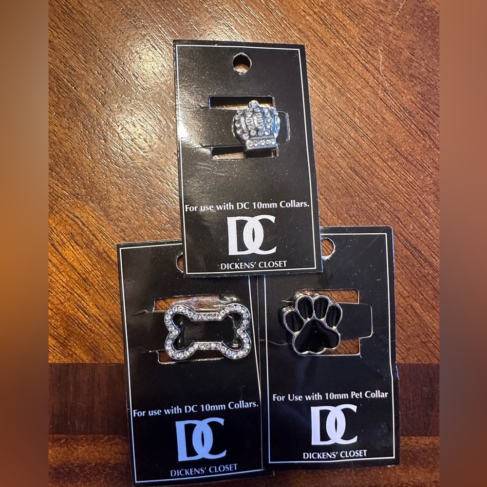 Dickens closet charms for pet collar 10 mm